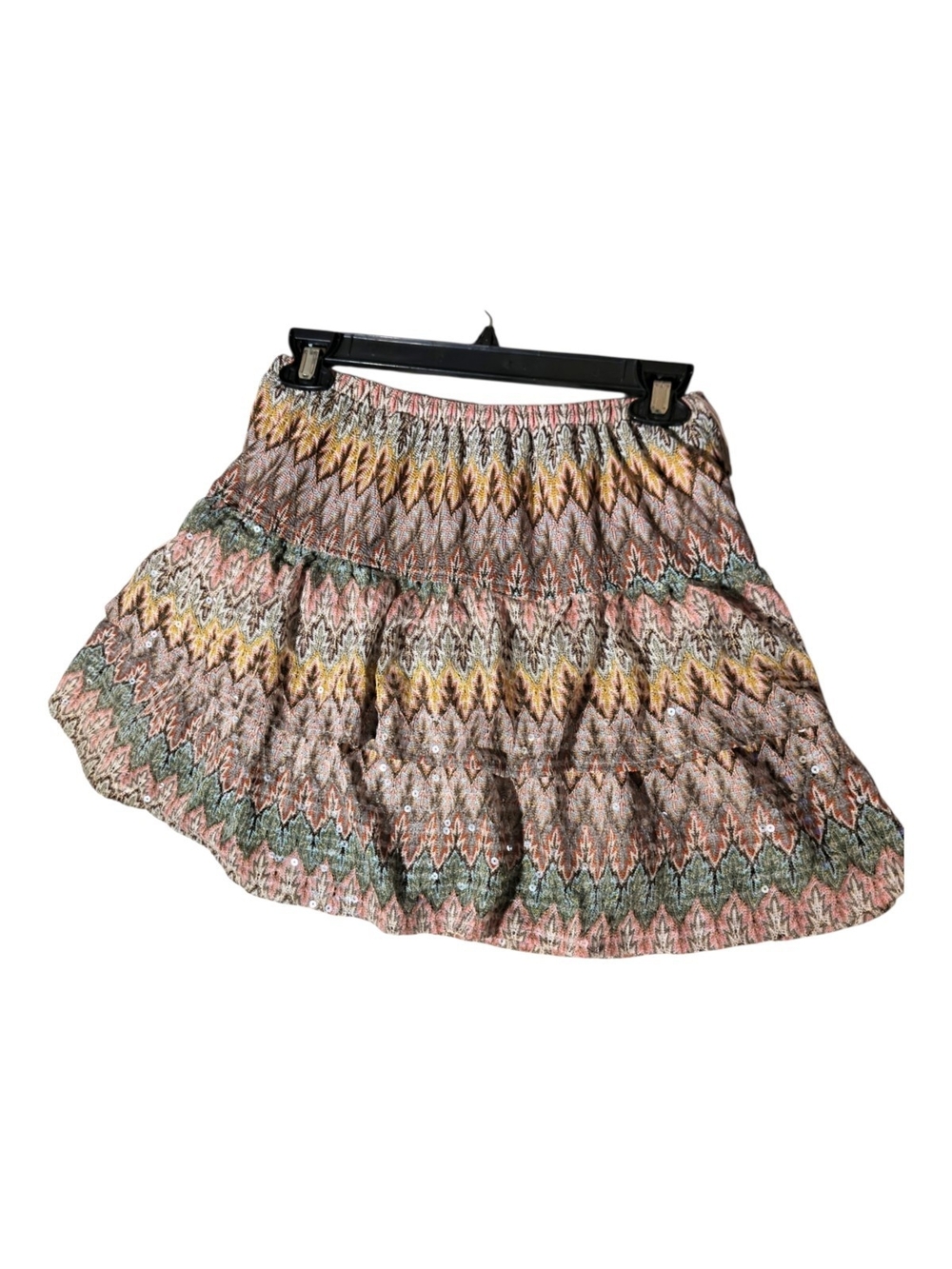 Vanity Sparkly Boho Skater Skirt - M - Picture 1 of 4